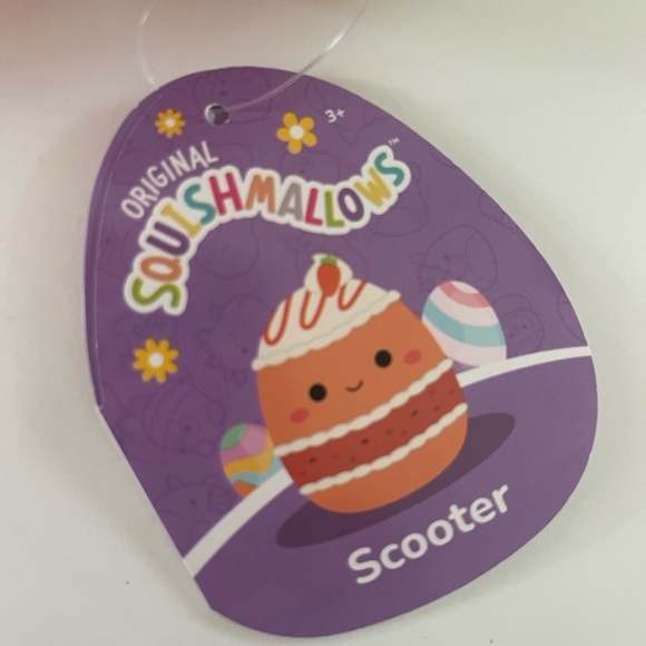 🐣 SCOOTER 🥕 Carrot Cake Easter 2024 Original Squishmallow ☆》NWT《☆ - Picture 7 of 8
